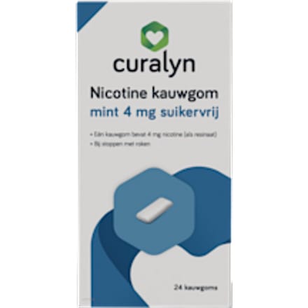 Nicotine kauwgom 4mg mint
