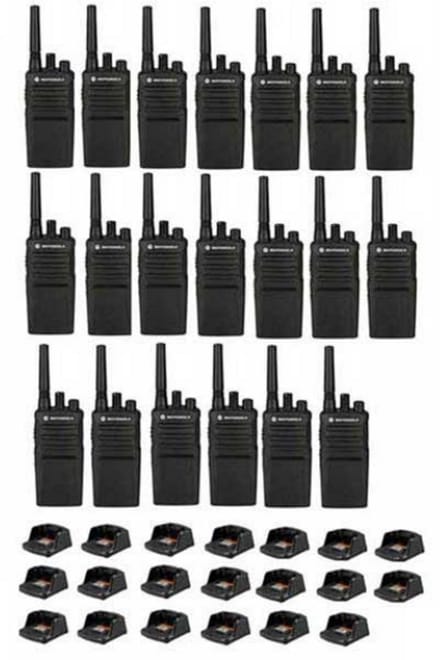Set van 20 Motorola XT420 UHF IP55 PMR446 Portofoon met laders