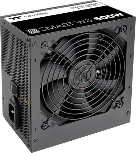Thermaltake SMART W3 500W Voeding - 500 Watt - 120 mm - ATX - 80 Plus 80 PLUS