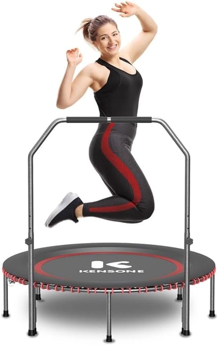Stil Fitness Trampoline met Verstelbare Stang - Max 249 kg Springbelasting