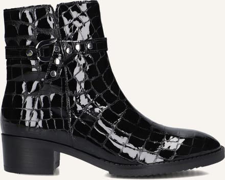 Gabor 511 Enkellaarsjes - Enkelboots met rits - Dames - Zwart - Maat 39