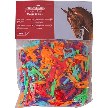 Premiere - Vachtverzorging Manen Elastiekjes - Rainbow