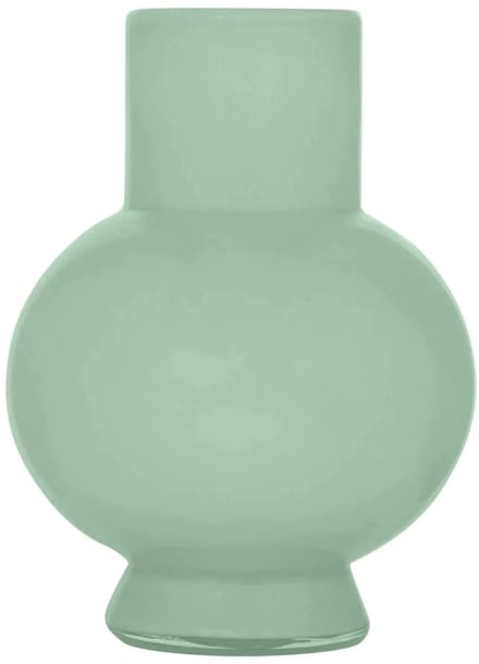 Hakbijl Glass Bloemenvaas Deborah - Groen - glas - D17 x H22 cm