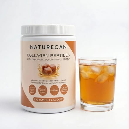 Naturecan Collageen Poeder - Karamel - 300 g - Gehydrolyseerd Rundercollageen - Met Vitamine C - VERISOL®