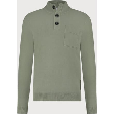 Blue Industry De pullover met knoop- en ritssluiting |