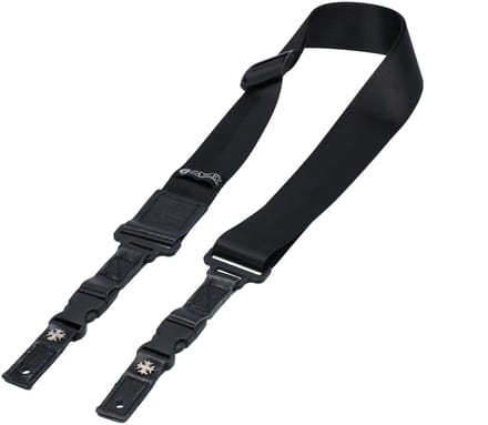 Gitaarband 5 cm - Met Quick Release - Fazley NILO QRS-BLK - Zwart