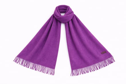 Premium Alpaca Wollen Sjaal – Ultra Zacht, Warm & Luxe - Paars