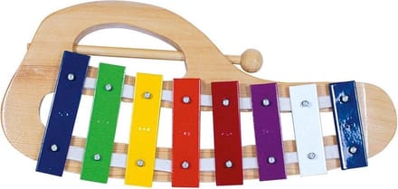 Bino Xylofoon 8-toons Junior 31 Cm Metaal/hout 2-delig