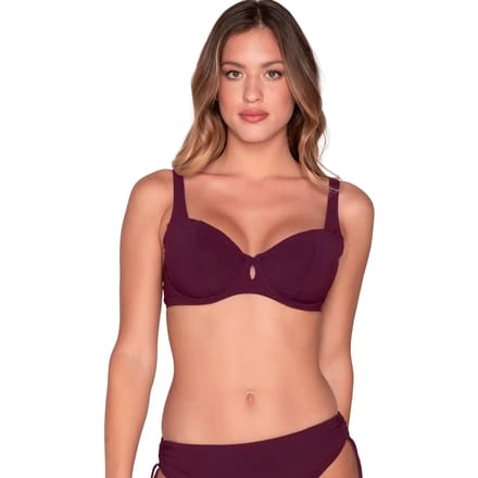 Balconnet bikini top voor vrouwen zonder padding Luna Blue Sense