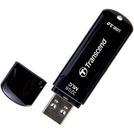 Transcend JetFlash™ 750K USB-stick 32 GB Zwart TS32GJF750K USB-A 3.2 Gen 1