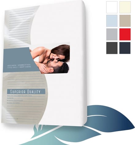 24-Bedding - Duopak Jersey Hoeslaken - 70x210 cm - Wit - Elastaan – Extra Zacht – 30 cm – 2 stuks