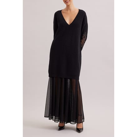 Anne Fontaine Academy Black Größe: S | Strickpullover Outlet | Damen | Schwarz