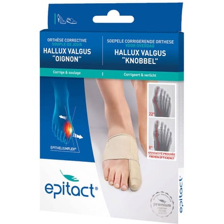 Epitact® Soepele Corrigerende Hallux Valgus 'Knobbel' Orthese voor Overdag Large 1 Verband(en)