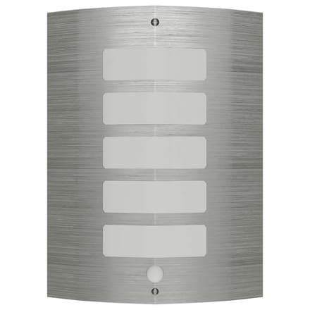 vidaXL Sierlijke RVS wandlamp met bewegingssensor