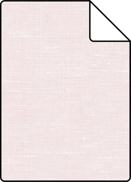 Proefstaal ESTAhome behang effen linnenstructuur licht roze - 26.5 x 21 cm - 148692-S