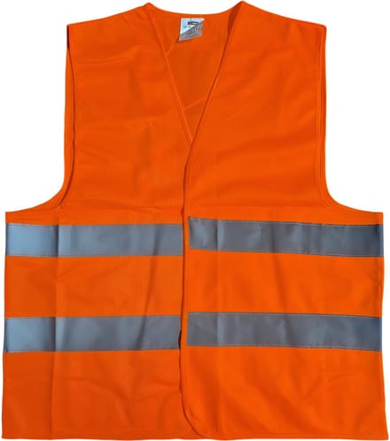 Mexxo Veiligheidshesje oranje - 100% polyester - one size - reflecterend