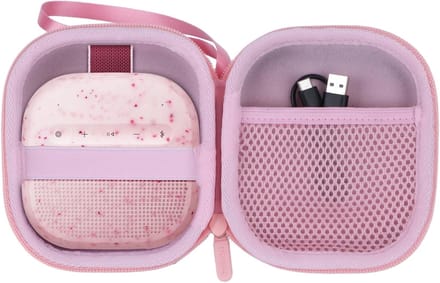 Duurzame Hard Case voor Bose SoundLink Micro (2e Gen.) Draagbare Speaker - Bescherming, Schokbestendig, Roze Sleeve