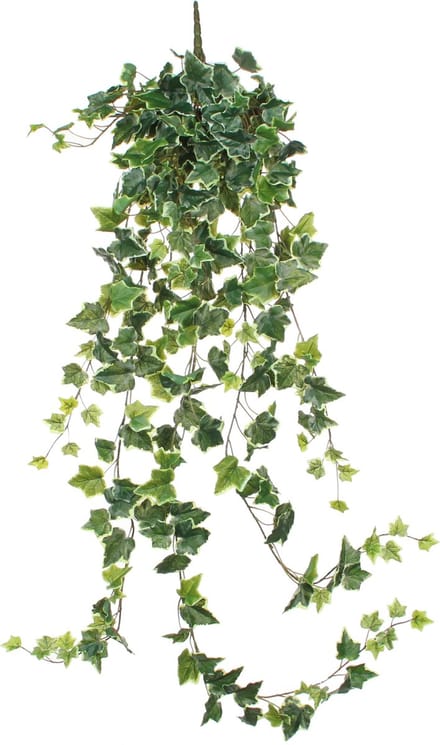 Mica Decorations Hedera Kunst Hangplant - H129 cm - Groen Bont