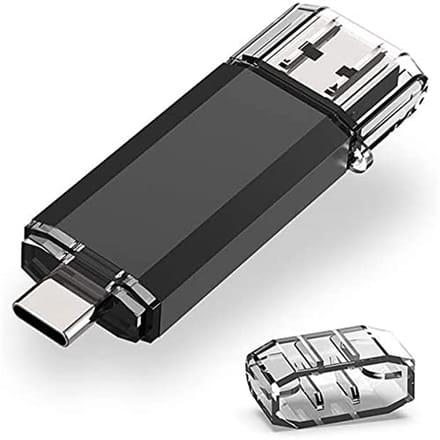 Ynkkvre -USB Stick 128 GB - USB-Sticks - USB C Stick - USB C en USB A - Geschikt voor laptops, smartphones en tablets