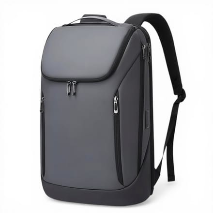Laptop Rugzak 15.6 Inch - USB - Travel Backpack - Grijs