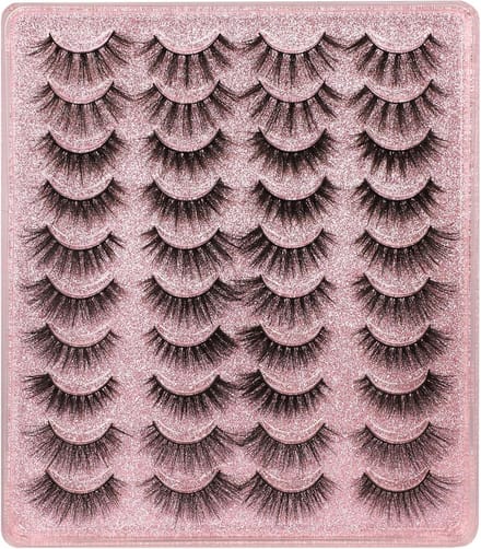 3D Nep Wimper Extensies Set Natuurlijke Look - 20 Paar in 5 Gemengde Stijlen
