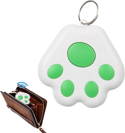 Huisdier Tracker - Mini Zoeker - Objecten Vinden - Lange Standby - 42x40x10mm - Wit