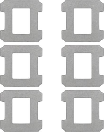 Veeg voor Ecovacs Winbot W1 / W1 Pro / W2 / W2 Pro / W2 Omni [set 6] Herbruikbare wasbare dweil