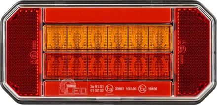 LED achterlicht + knipperlicht - 12 / 24V - 24 LED