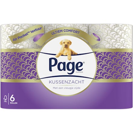 Page Toiletpapier Kussenzacht 3-laags 6 stuks