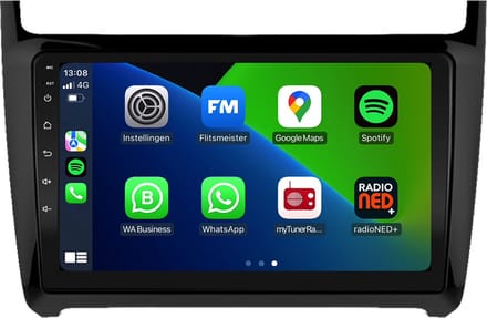 Carplay autoradio voor Volkswagen Polo | 2009 t/m 2017 | Android 13 | Draadloos Apple Carplay & Android Auto | 2GB + 32GB | 8-Core processor | Davilon | 2025 model | 2009 2010 2011 2012 2013 2014 2015 2016 2017 | Bluetooth & Wifi