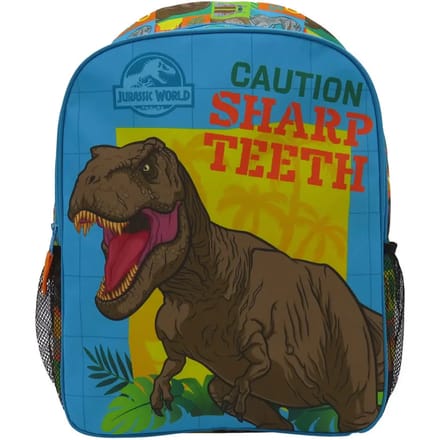 Jurassic World - Rugzak - 41cm - T rex - Dinosaurus - vanaf 5 jaar - 2 vakken Basic - Dino - A4 map geschikt