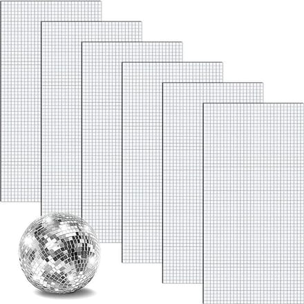 Zelfklevende mozaïektegels, 10800 stuks, 5x5 mm, zilver