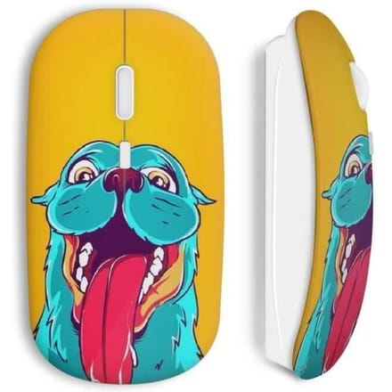 Souris Sans Fil Funny dog cartoon