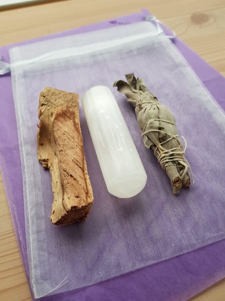 Smudge set - Palo santo - Salie en Seleniet