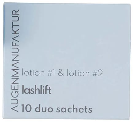 Augenmanufaktur lashlifting lotions dubbele kamer sachets 10-pack