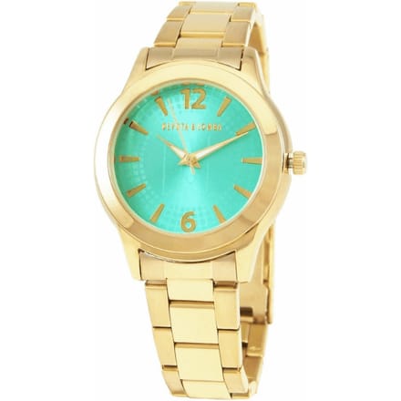 Horloge DEVOTA & LOMBA DL001W-02TUR. Kwarts, Kleur turkoois. Vrouw. blue