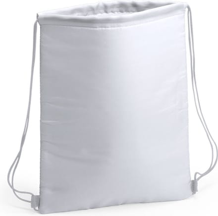 2x stuks witte koeltas rugzak 32 x 42 cm -rugtas koeltassen
