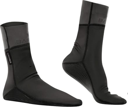 Bare ExoWear Socks Long - Volwassenen - Zwart - L/XL
