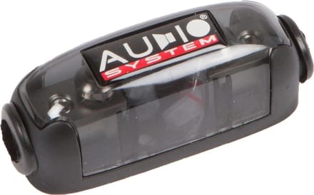 AUDIO SYSTEM Mini ANL HIGH END zekeringhouder.  Input/ Output: 10 tot 25 qmm