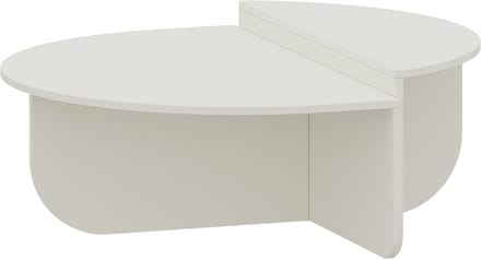 Salontafel Tondesdaslo 90x90x35 cm wit [en.casa]