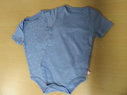 Noukie's - 2 pack - rompertjes - Korte mouw - Blauw - 1jaar 80
