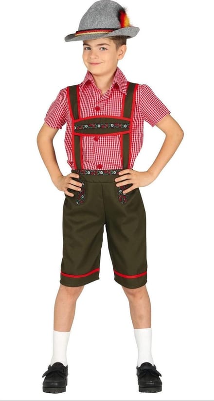 Fiestas Guirca Kostuum Tiroler Jongens Polyester Mt 5-6