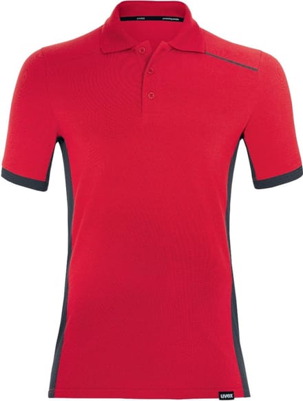 Uvex Polohemd SuXXeed Industry Rood