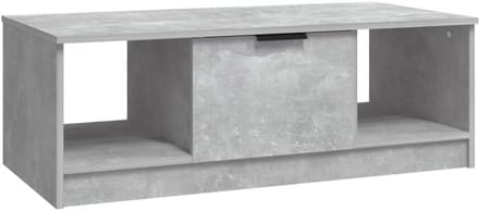 Moderne Salontafel Hout Beton Grijs