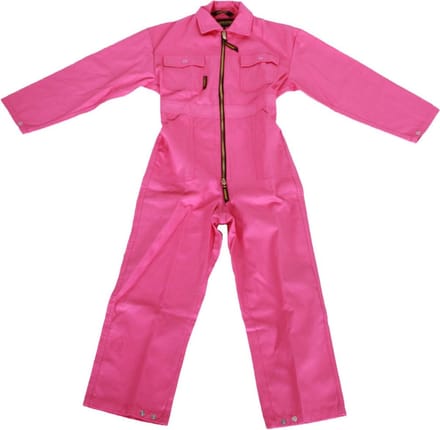MM Eurotool Kinderoverall katoen - elastische taille - roze - maat 116