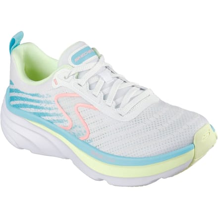Skechers Performance D'Lux Vapor Cool Breeze Textiel Dames Wit/Multikleur Sneakers