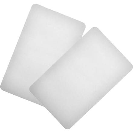 2 stuks Opblaasboot Reparatie Patch PVC Vierkant Rubberboot Reparatie Patch Kit voor Kajaks Kano's Zwart wit