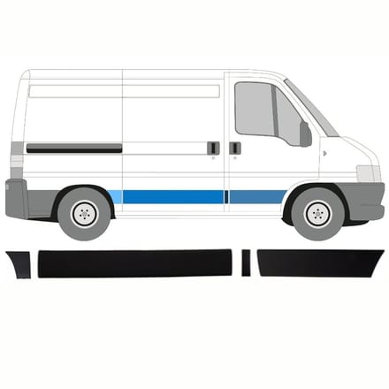 Sierlijsten set voor Citroen Jumper 2002-2006 / Rechts