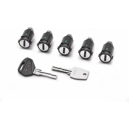 Motorfiets beveiligingsslot set 5 cilinders Givi