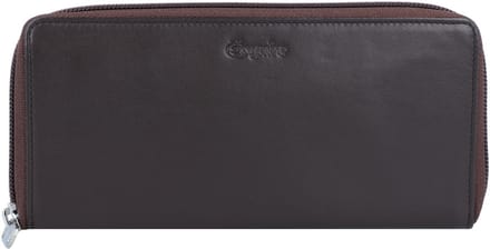Esquire Nieuw Zijden Portemonnee Leder 19 cm - Dames - Horizontaal - braun
